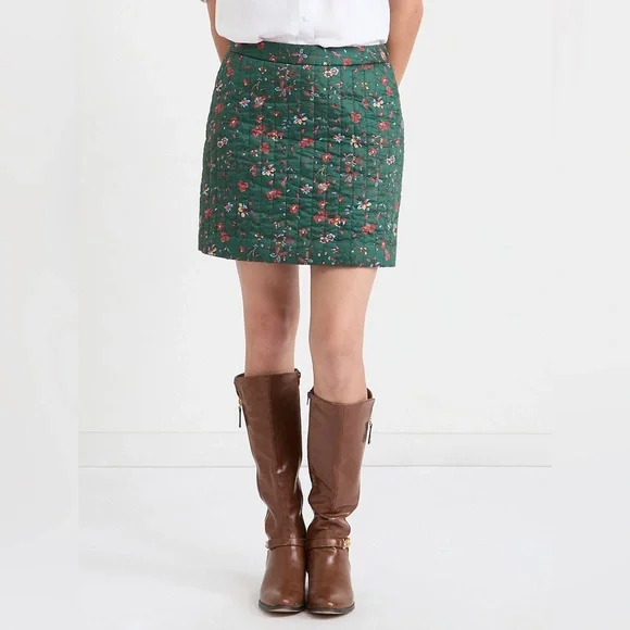 Quilted Floral Skirt - Picture 3 of 11